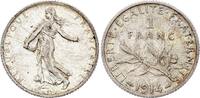France 1 franc 1 Franc - Sower - 1914 - Silver -