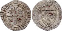 France blanc guénar Blanc Guénar, Charles VI - ND (1380-1422) - Crémieux - Point 1er -