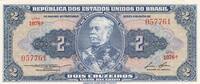 Brazil 2 cruzeiros 2 Cruzeiros - D. de Caixas - Military school - 1954 - Serial 1078 A -