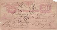 Colombia 50 peso 50 Centavos - Republica de Colombia - Correos Nacionales - Cartagena - 1889 -