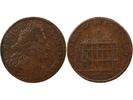 France 1 token Chapelle De Versaille, Louis XIV - Jeton Cuivre 1708 -