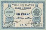 France 1 franc 1 Franc - Havre - Chamber of Commerce - 1915 -