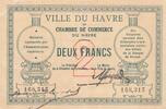 France 2 francs 2 Francs - Le Havre Chamber of Commerce- 1914 - Number 168315 -