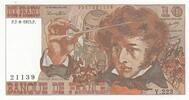 10 francs 1975 Frankreich 10 Francs - Berlioz -  07-08-1975 - Serial Y.223 I / ST