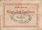 France 25 centimes 25 Centimes - Bon de Noeux-les-Mines - 1916 -