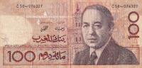 100 dirhams 1987 Marokko 100 Dirhams - Hassan II - 1987 - F - P.62a IV / S