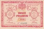 France 2 francs 2 Francs - Chambre de commerce - Rouen - 1916 - Small Number -