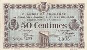 France 50 centimes 50 Cents - Chambre of commerce - Autun et Louhans - 27-06-1916 - Serial 237 -
