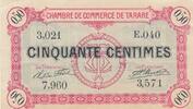 France 50 centimes 50 Cents - Chambrer of commerce - Tarare - 22-01-1916 - Serial E.040 -