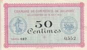 France 50 centimes 50 Cents - Belfort Chamber of Commerce - 18-08-1915- Serial 127 -