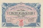 France 1 franc 1 Franc - Annonay Chamber of Commerce - 22-02-1917 - Serial 1 -