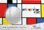 Netherlands 5 euros 5 Euros Coincard UNC - 150 years of Piet Mondrian - 2022 -