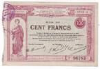 France 100 f 100 F Maubeuge-Et-Solre -