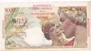 1000 francs 1946 Martinique 1000 Francs - Union française - ND (1946) - Specimen II / VZ