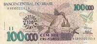 Brazil 100 reais 1993 100 Reais on 100000 Cruzeiros , Birds - Iguaçu cat... 7.28 £  +  8.67 £ shipping