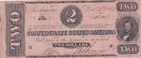 USA 2 dollars 1862 2 Dollars J.P. Benjamin - Confederate States - 1862 I... 136.54 £  +  8.67 £ shipping