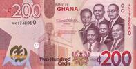 Ghana 200 cedis 2022 200 Cédis - Front facing busts of the Big Six leade... 53.71 £  +  8.67 £ shipping