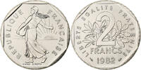 France 2 francs 1982 2 Francs Seed sower - 1981 UNC st 4.56 £  +  8.68 £ shipping