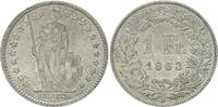 Switzerland 1 franc 1 Franc Helvetia - 1963 B Bern -