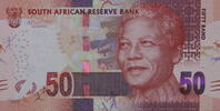 South Africa 50 rand 50 Rand - Nelson Mandela - Lion - 2016 - NA-C Series -