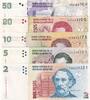 Argentina pesos Set of 2, 5, 10, 20, 50 Pesos - 2012-2016 -