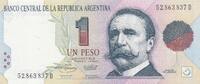Argentina 1 peso 1 Peso - Pelligrini - Congress - 1993 - Series D -