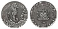 Samoa 2 tala 2 tala Seahorse - 1 Once BU 2025 Antique -