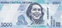 Cuba 5000 peso Billet Cuba 5000 peso 2026 -