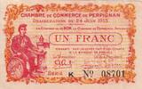 France 1 franc 1915 Billet France 1 franc 1915 III / SS 8.46 &pound;  +  16.93 &pound; shipping