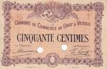 France 50 centimes 1915 Billet France 50 centimes 1915 I- / VZ+ / VZ-ST 25.39 &pound;  +  16.93 &pound; shipping