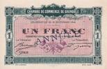 France 1 franc 1916 Billet France 1 franc 1916 I- / VZ+ / VZ-ST 29.62 &pound;  +  16.93 &pound; shipping