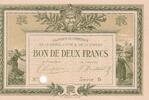 France 2 francs 1915 Billet France 2 francs 1915 I / ST 38.09 &pound;  +  16.93 &pound; shipping