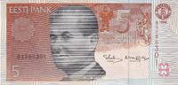 Estonia 5 krooni Billet Estonia 5 krooni 1994 -