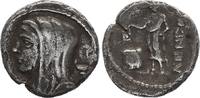 Roma Republic denier Denarius, Cassia 63 BC Rome - F+ -