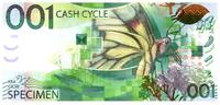 Switzerland 1 douzain 1, Test Note - KBA-Giori - Caterpillar and Butterfly - 2010 -