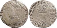 France teston Teston Charles IX - 1563 H La Rrochelle - Silver - 2 nd type - FINE -