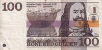 Niederlande 100 Gulden - Michiel Adriaensz de Ruyter - 1970 - VF+ - P.93 100 gulden 1970 III / SS