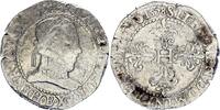 France franc Franc, Henri III Col Plat - 1578 - B Rouen- Silver - VF -
