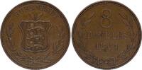 Guernsey 8 doubles 8 Doubles - Arms - 1864 -