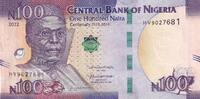 Nigeria 100 naira 100 Naira - Chief Obafemi Awolowo - 2022 - Serial HV - P.NEW -