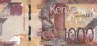 Kenya 1000 shillings 1000 Shillings - M. J. Kenyatta - 2019 - Serial CK - P.56 -