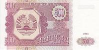 Tajikistan 500 roubles 500 Roubles 1994 - Parliament -