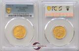 Albania 20 Franga Ari 1927 Republic PCGS MS66