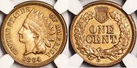 USA 1864 Copper Nickel Indian Head Cent NGC AU-55; Pleasing Example 186.15 £  +  44.67 £ shipping
