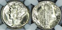 USA 1937 Mercury Dime NGC MS-65; P.Q. Original 52.12 £  +  11.91 £ shipping
