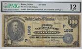U.S. Paper Money, U.S. Paper Money  Boise, ID Date Back National Currency; TFNB of ID; CH# 1668; PMG-12