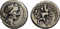 Roman Imperatorial AR denarius c. 48-46 BC Julius Caesar, military mint ... 726.37 &pound;581.09 &pound;  +  34.18 &pound; shipping