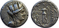 Phonecia, Arados AR tetradrachm Tyche facing right wearing mural crown/winged Nike, pedigree to before 1941 -