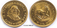 Südafrika 1 Rand 1969 J.A. van Riebeck/ Springbock, 4,00 g/917 Gold, KM#... 469.71 £  +  58.95 £ shipping