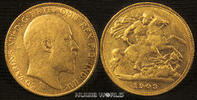 GB 1/2 Sovereign 1903 1903, Edward VII. 1901-1910, 3,96 g/917 Gold, S518... 381.41 £  +  58.95 £ shipping